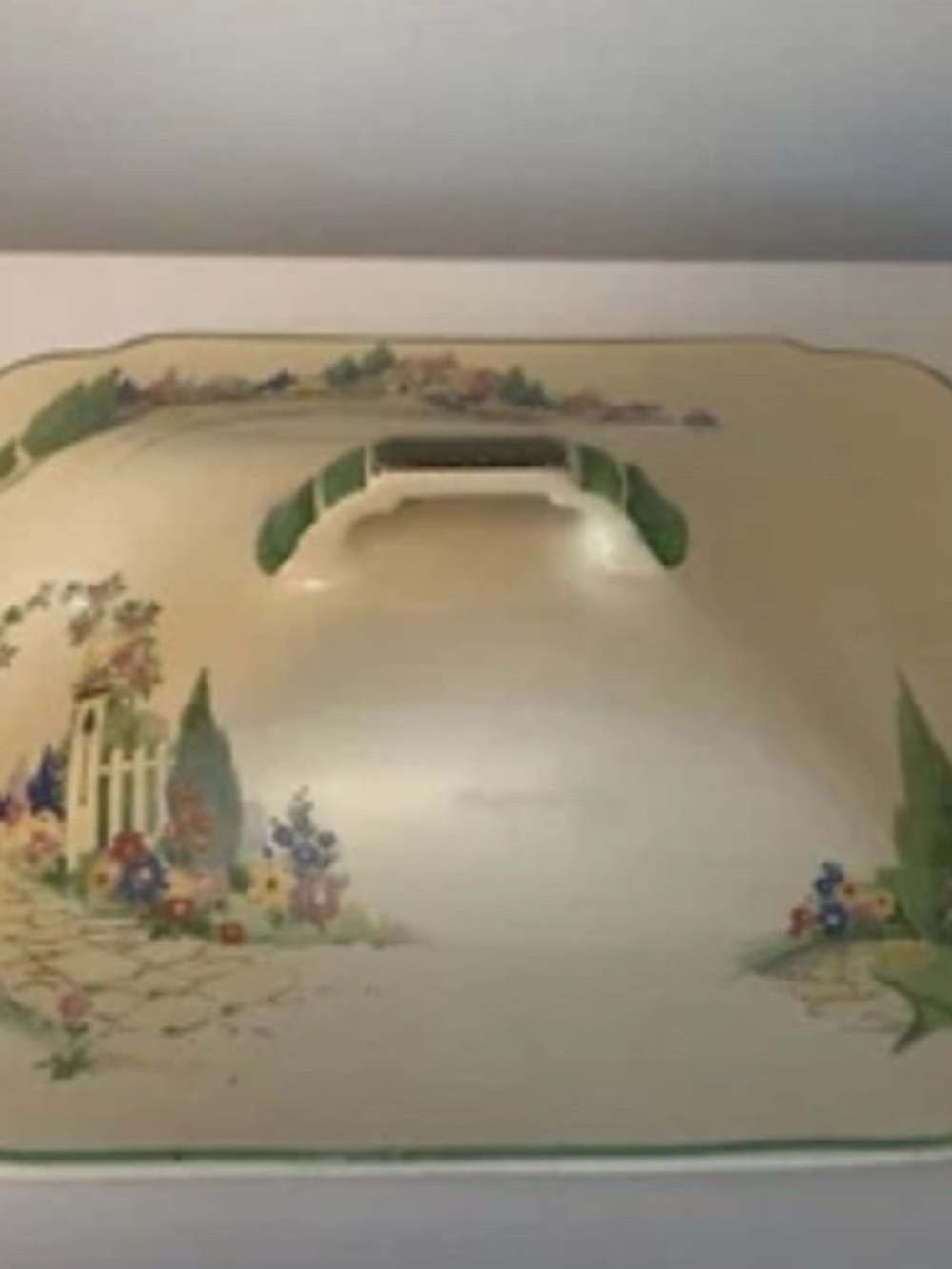 Rare Homer Laughlin English Garden Casserole Dish w/Lid C-4 Century Shape - Picture 12 of 16